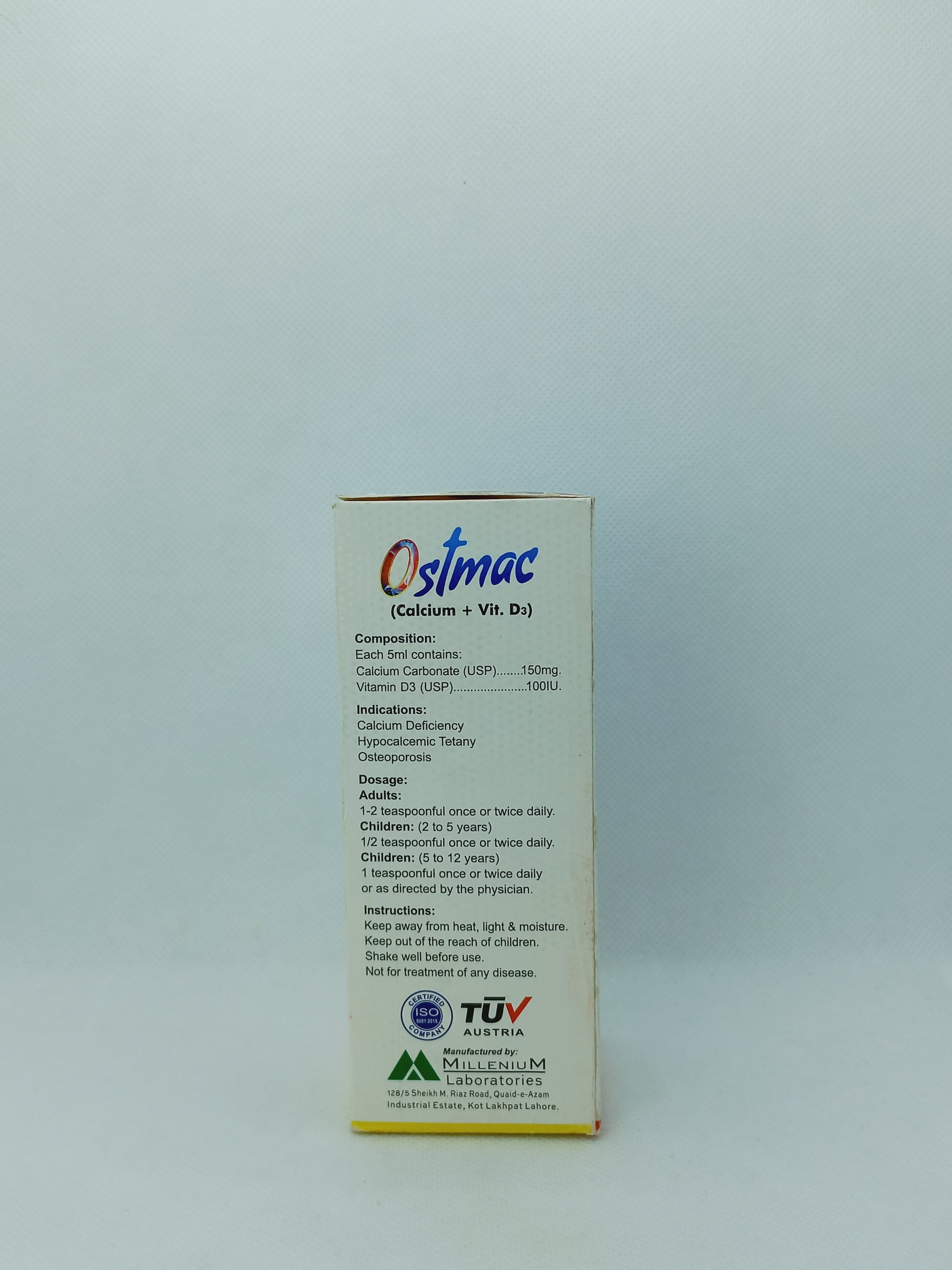 OSTMAC 120ML SYRUP
