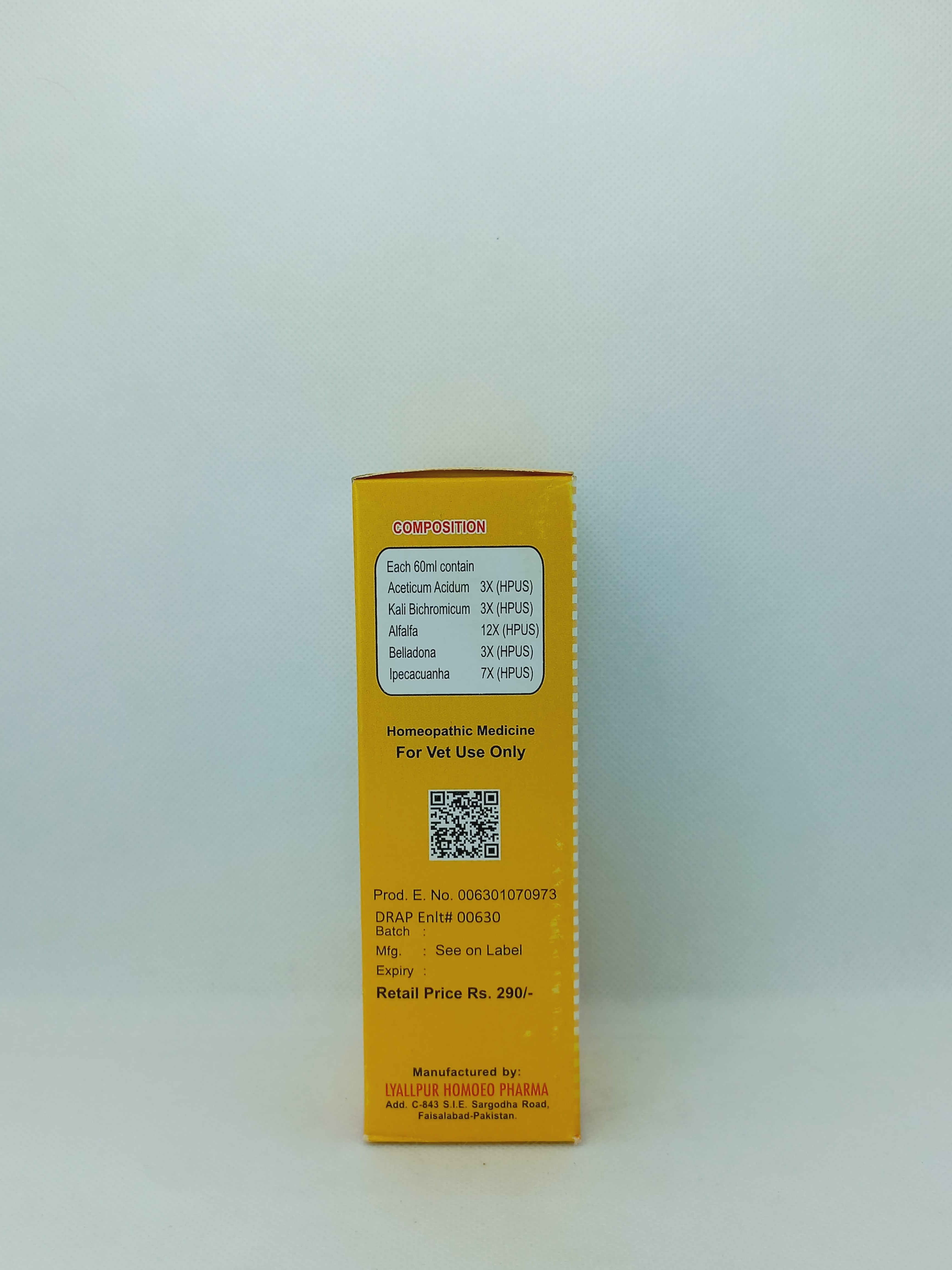 ORENGO SYRUP 240ML