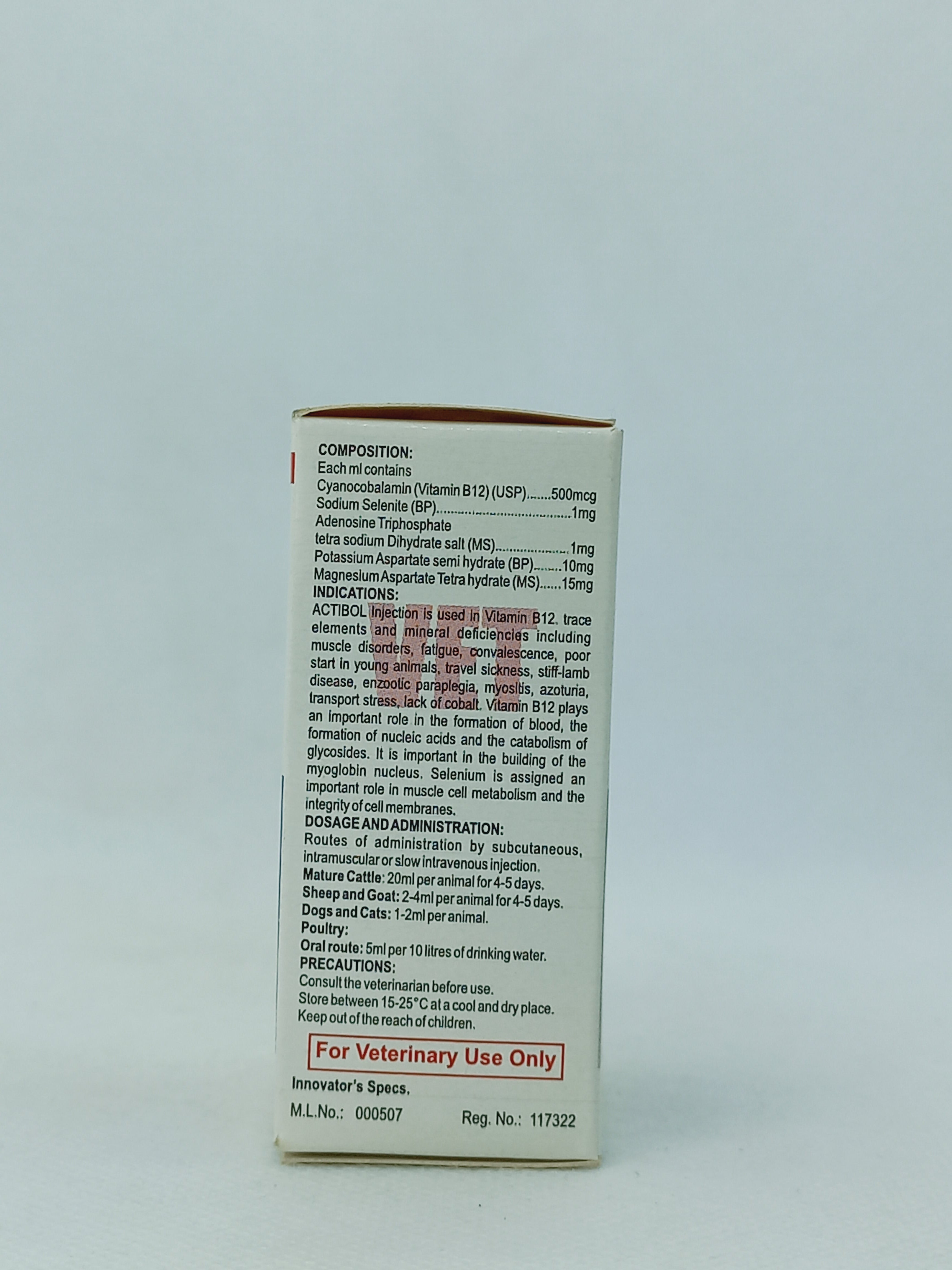 ACTIBOL INJ 10ML