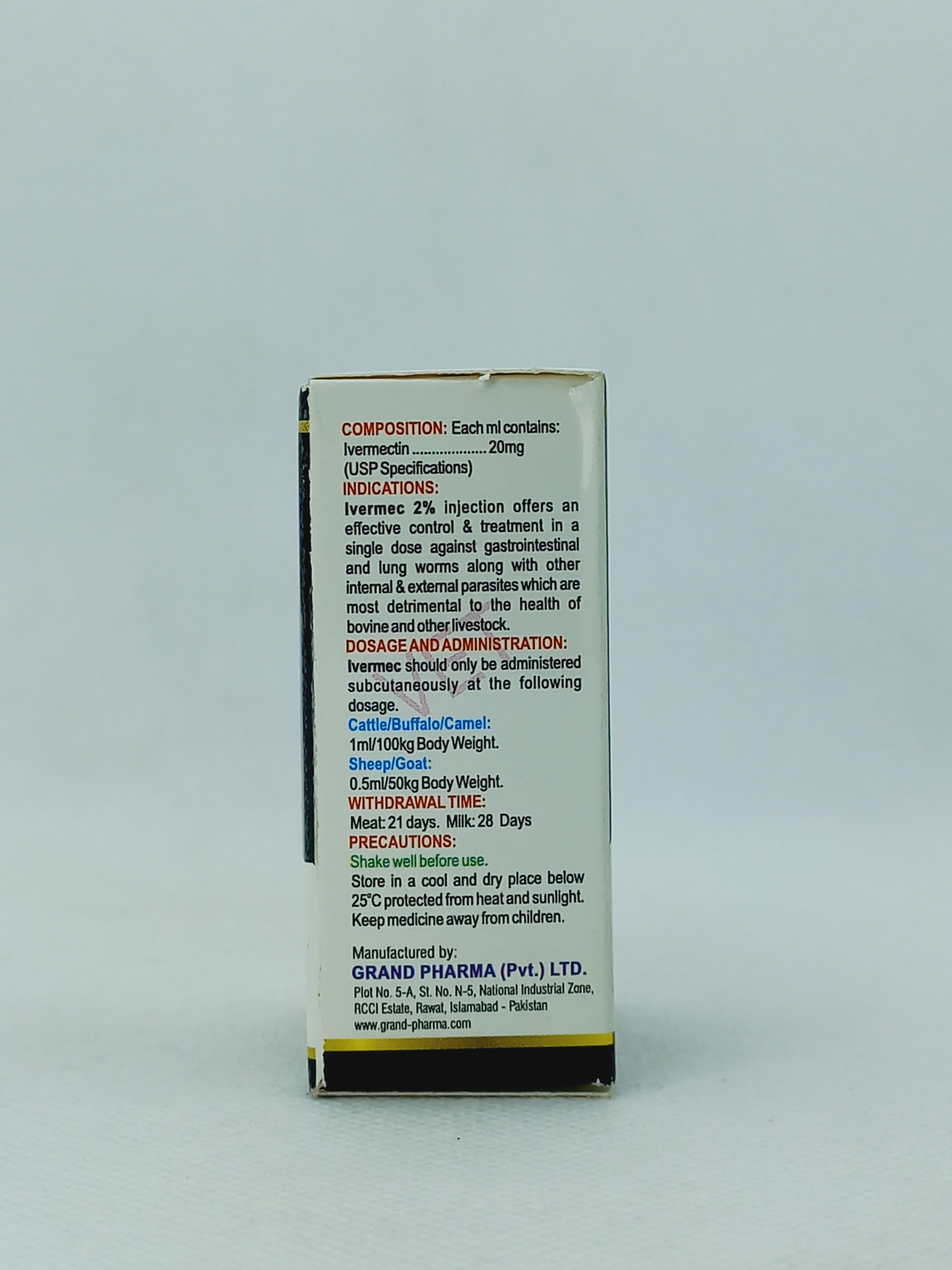 IVERMEC 2% INJ 10ML