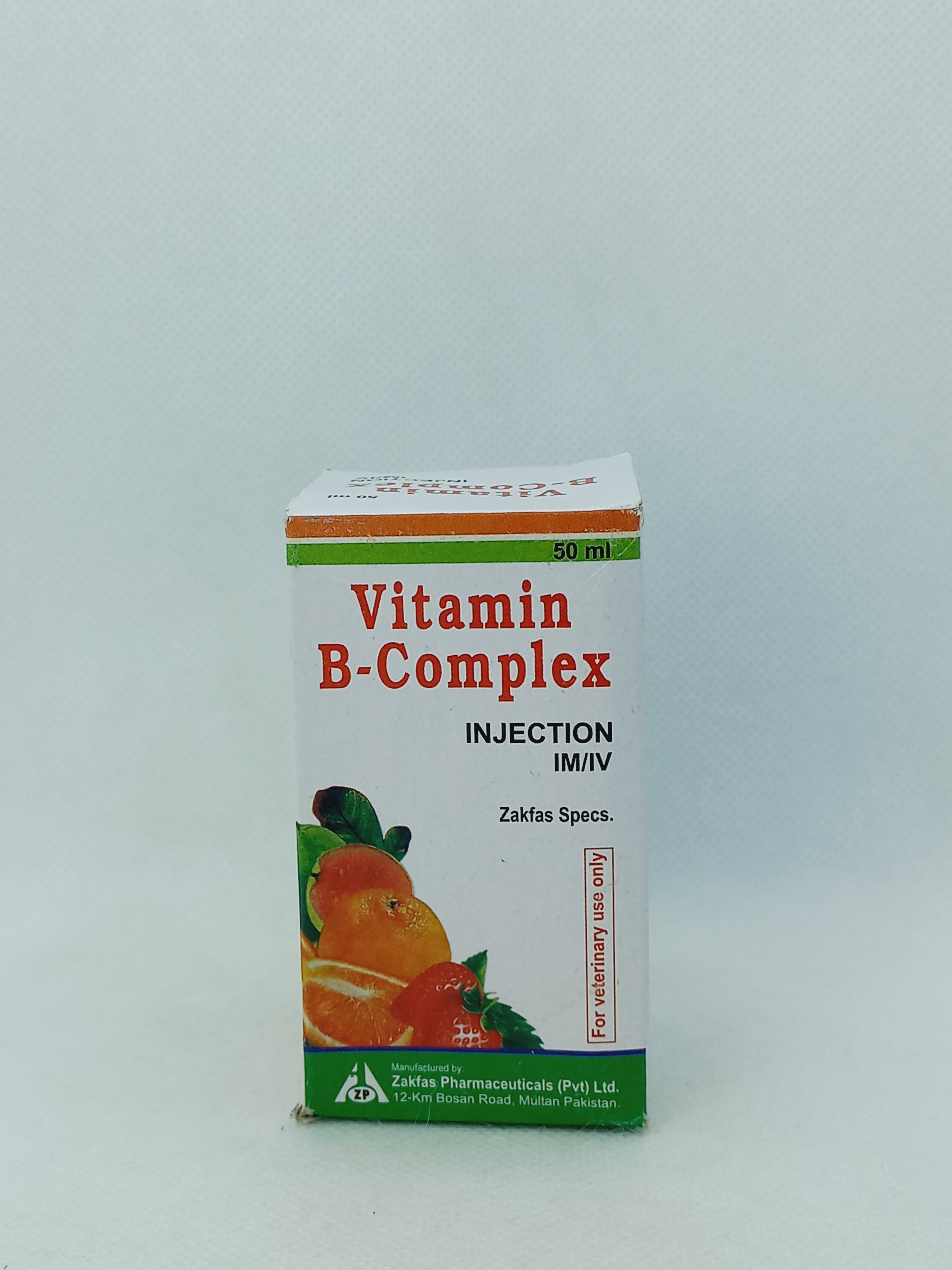 VITAMIN B-COMPLEX INJ 50ML VAIL