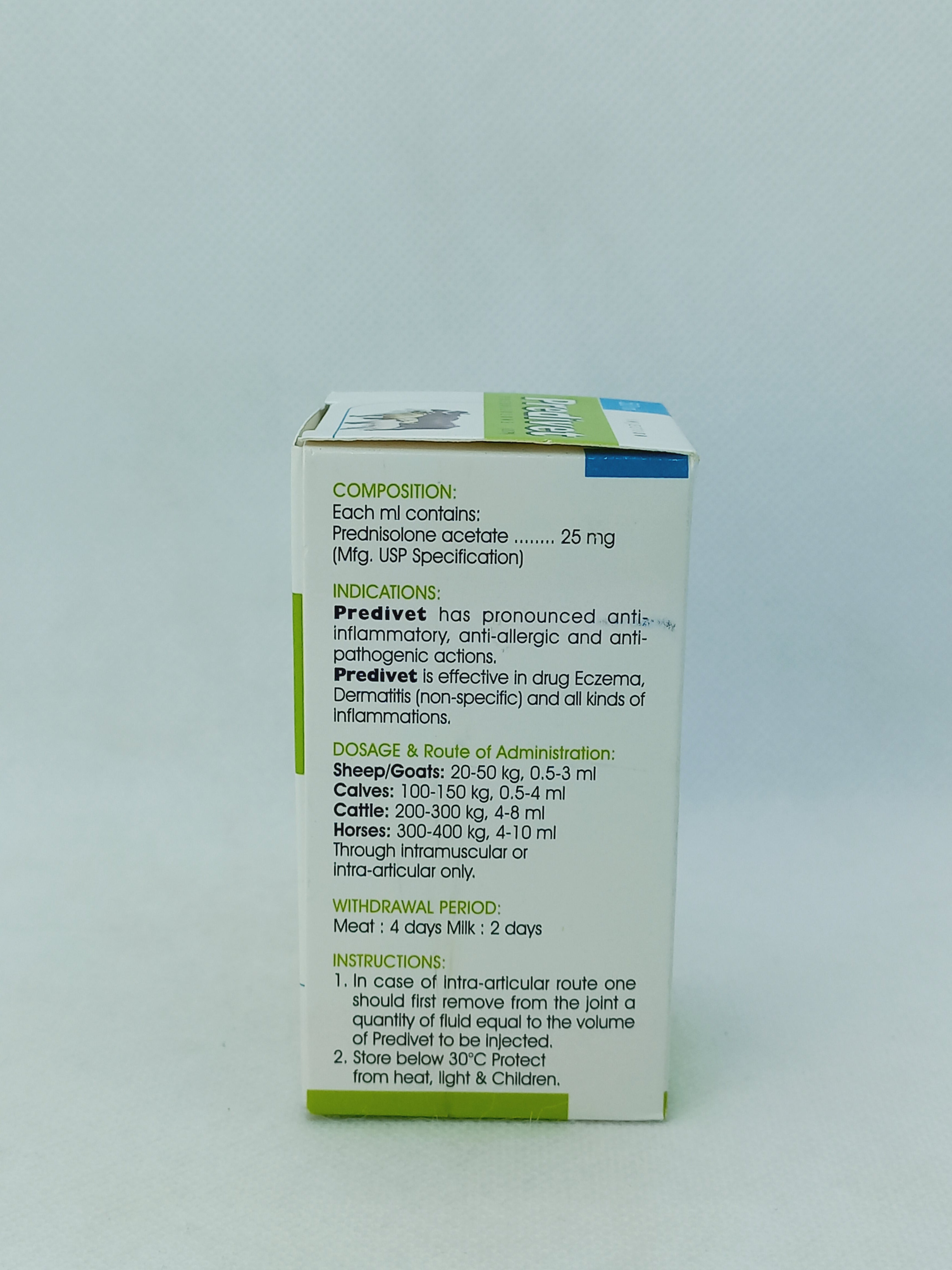 PREDIVET INJ 50ML VIAL