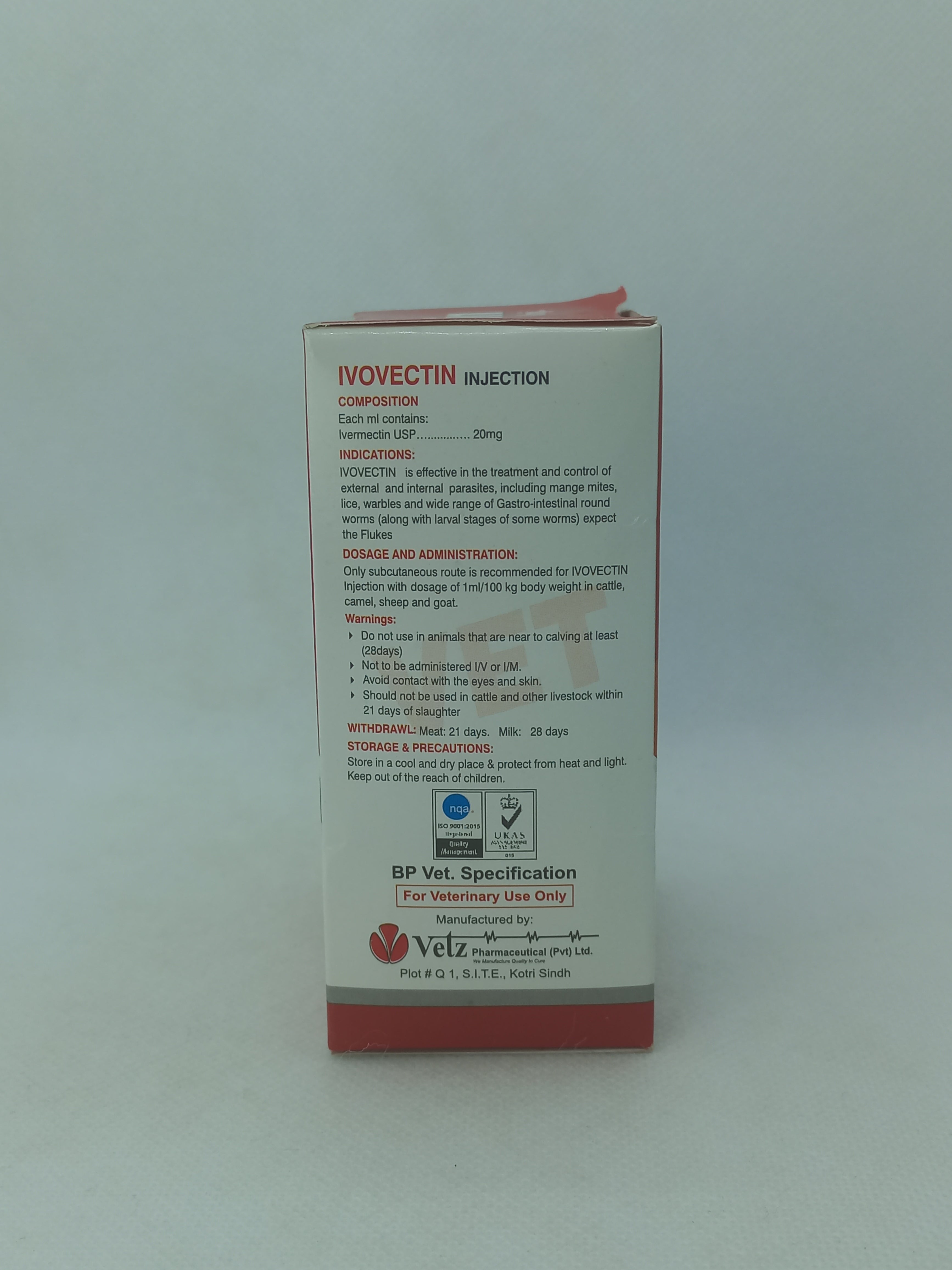 IVOVECTINE INJ 50ML VIAL