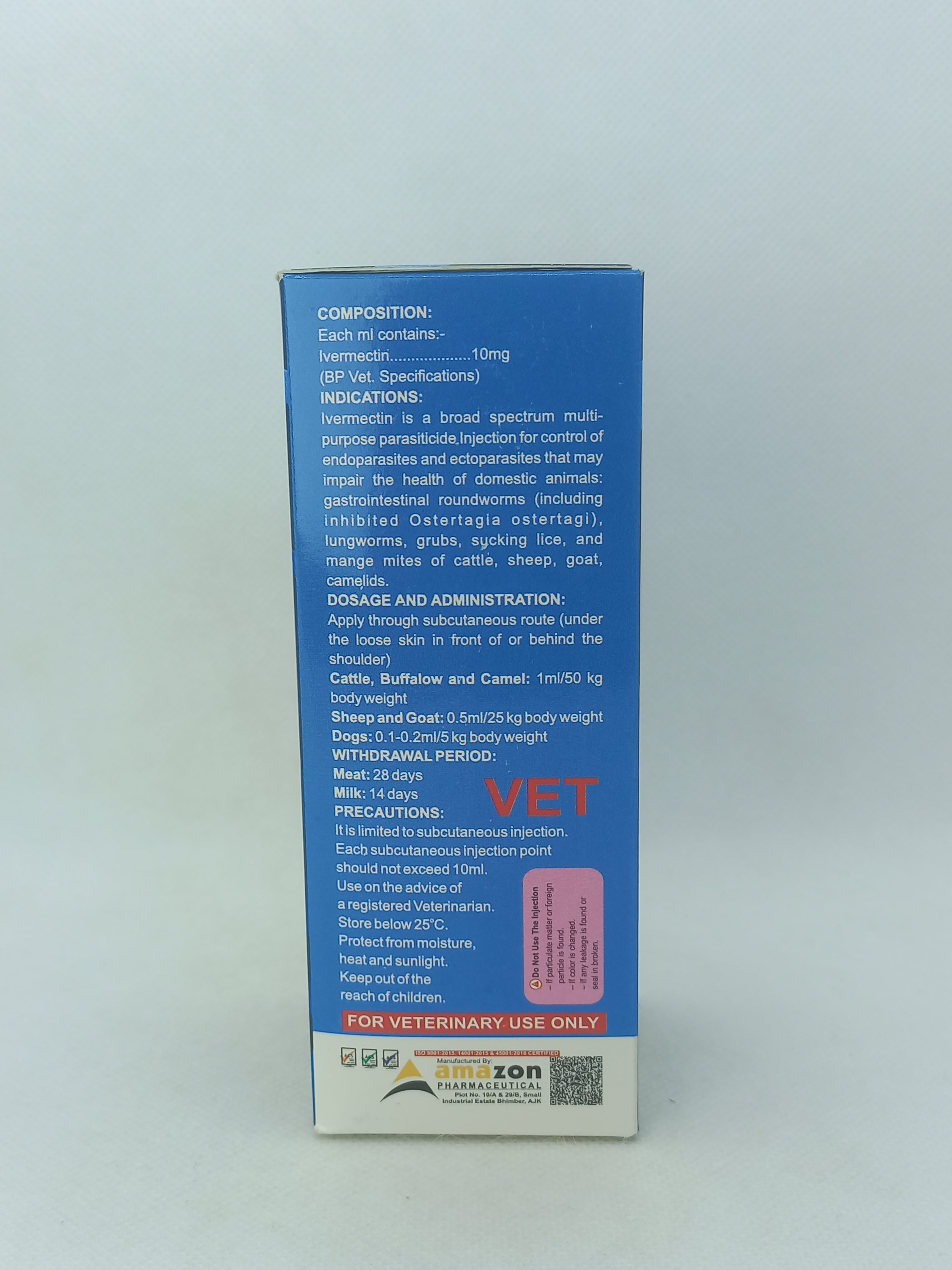 IVOZON 1% INJ 100ML VIAL