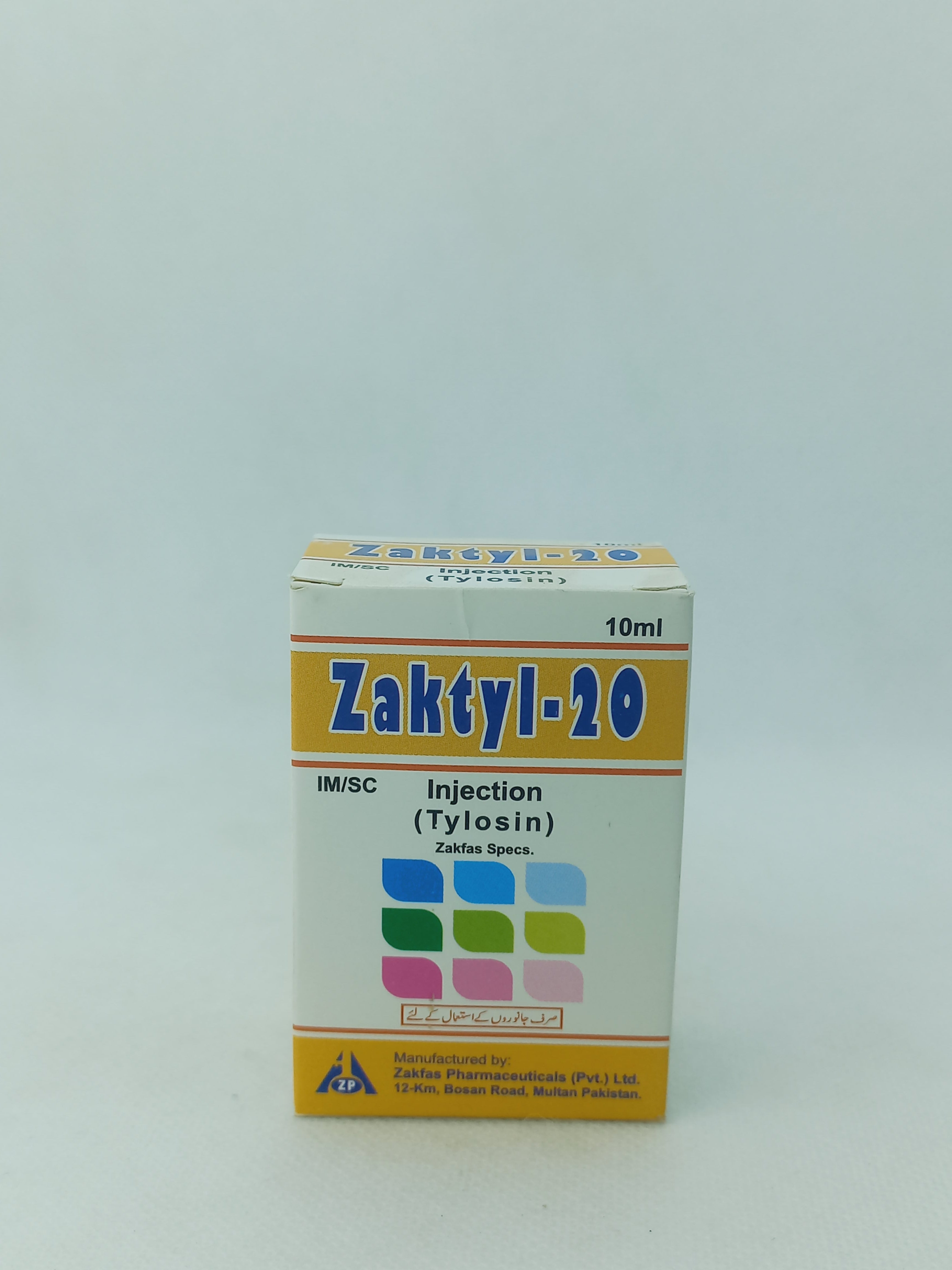 ZAKTYL-20 INJ 10ML