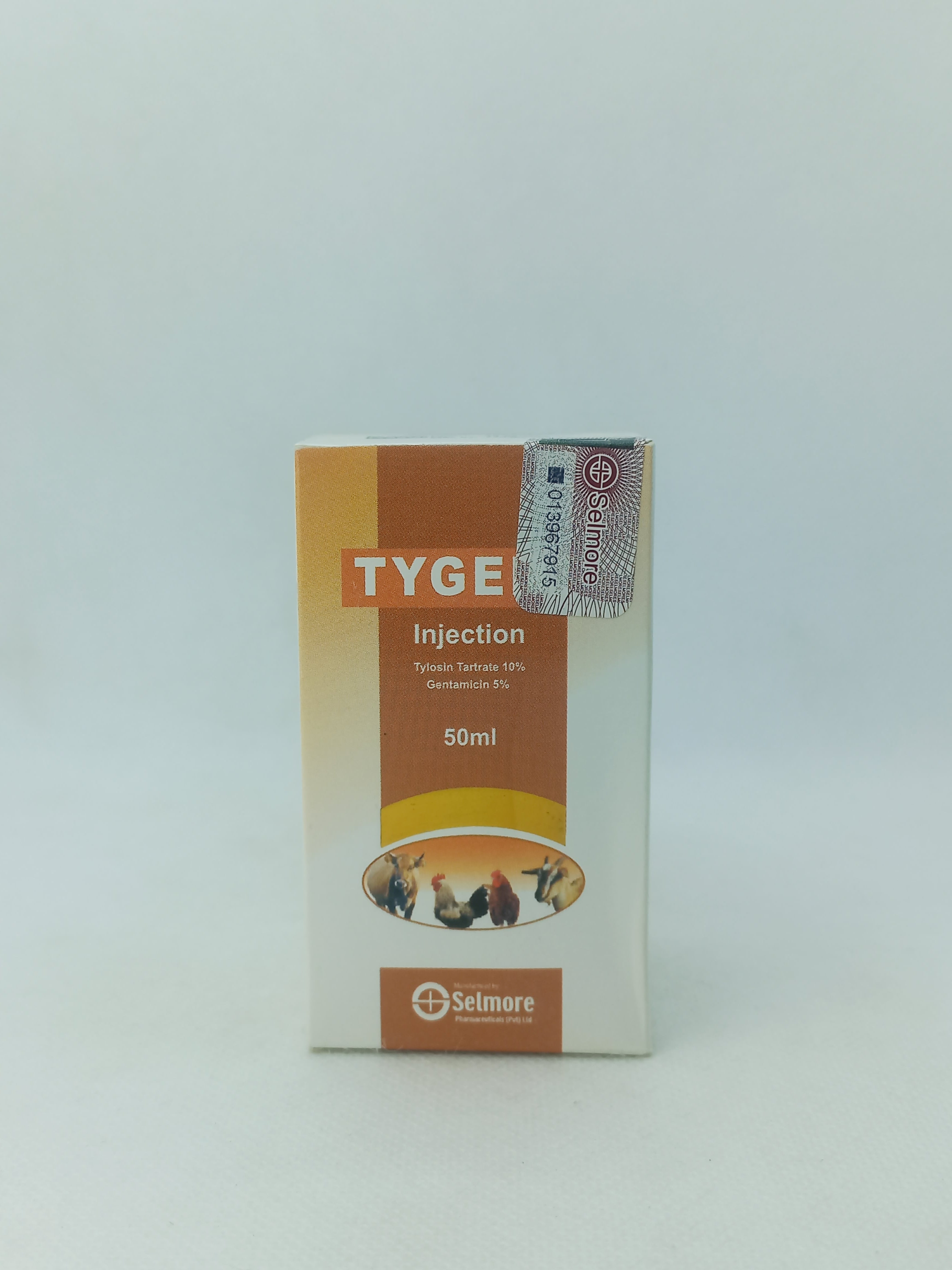 TYGENT INJ 50ML VIAL