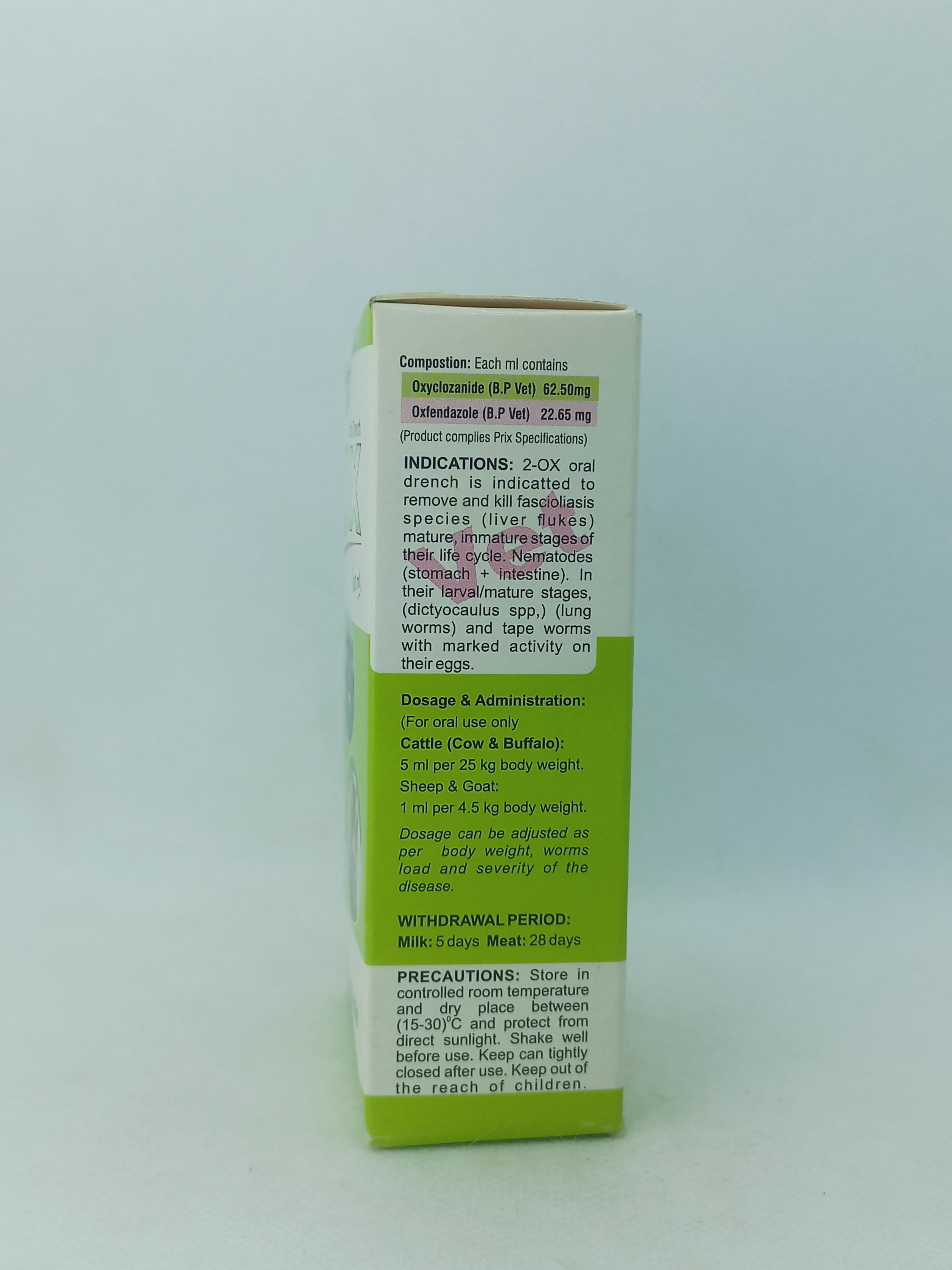 2-OX ORAL DRENCH 100ML