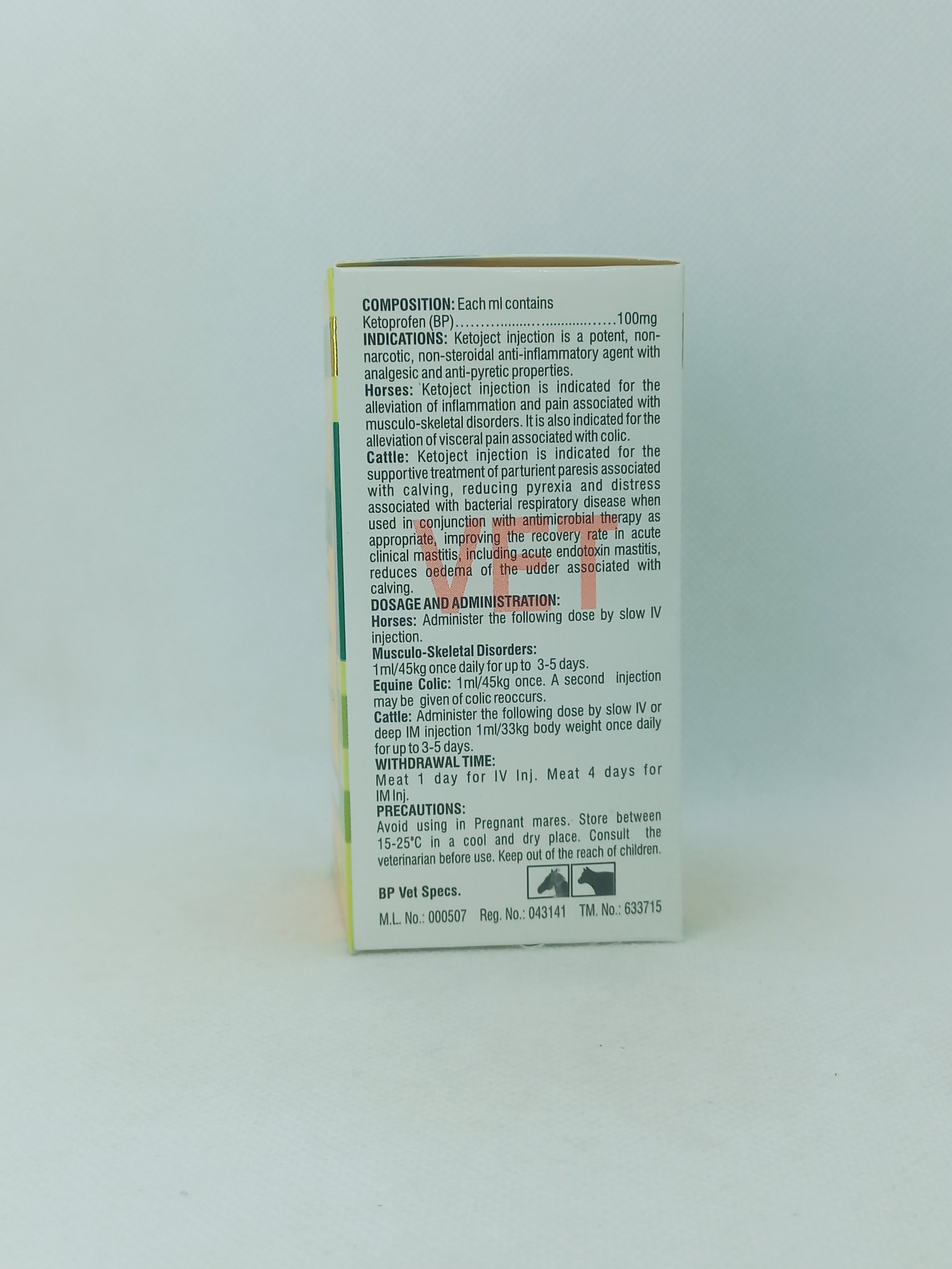 KETOJECT INJ 100ML
