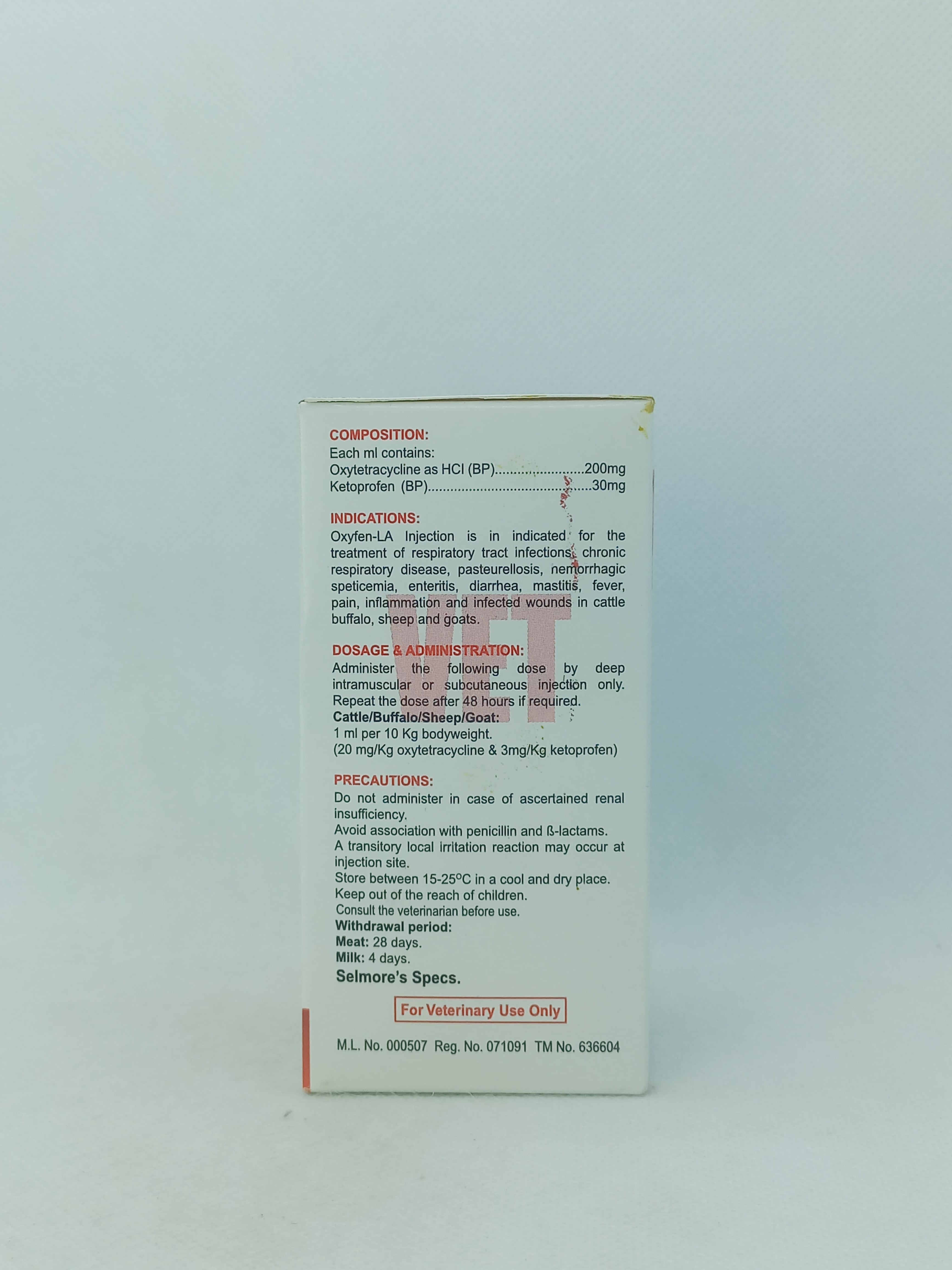 OXYFEN-LA INJ 100ML