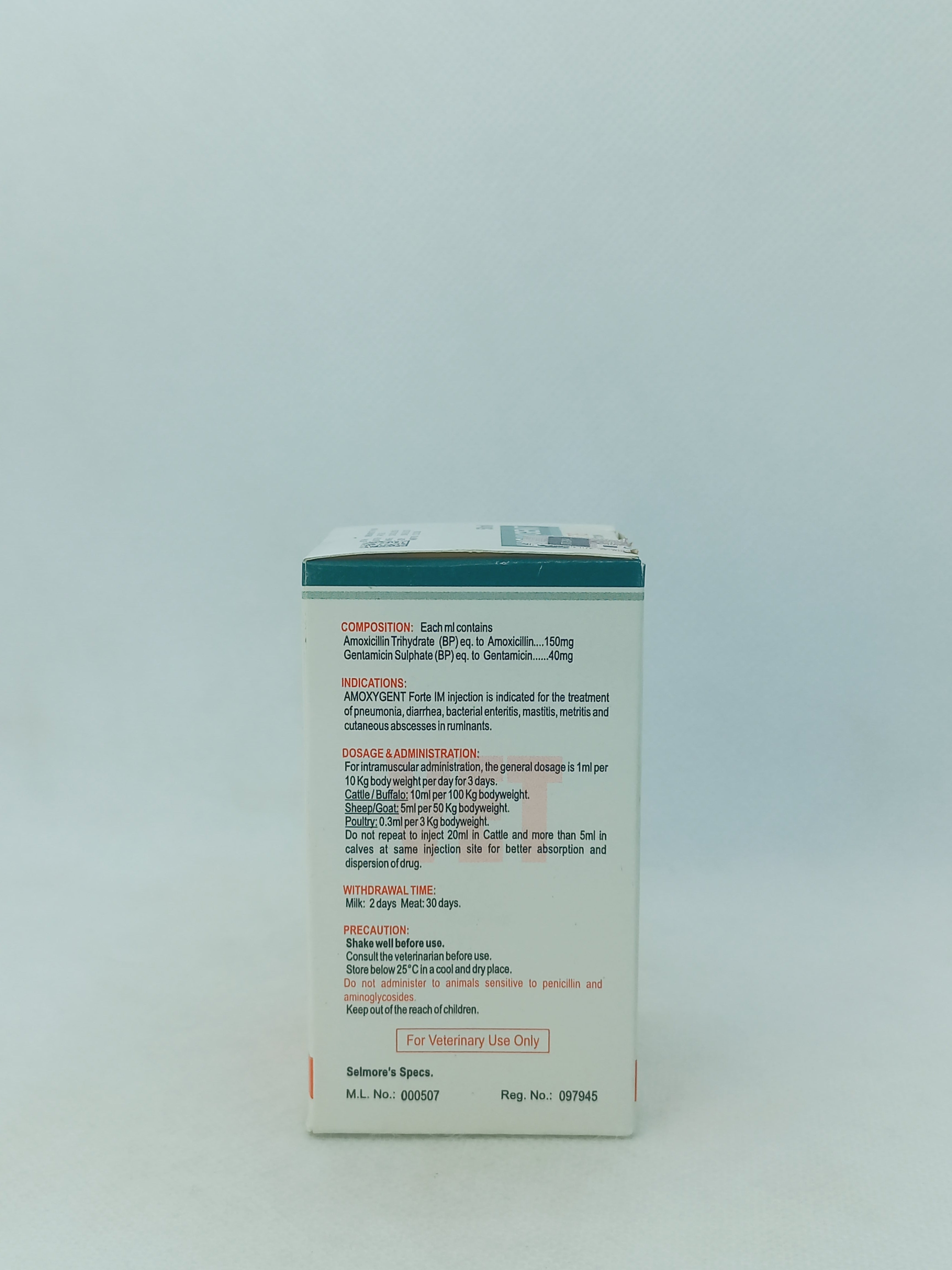 AMOXYGENT INJ 50ML