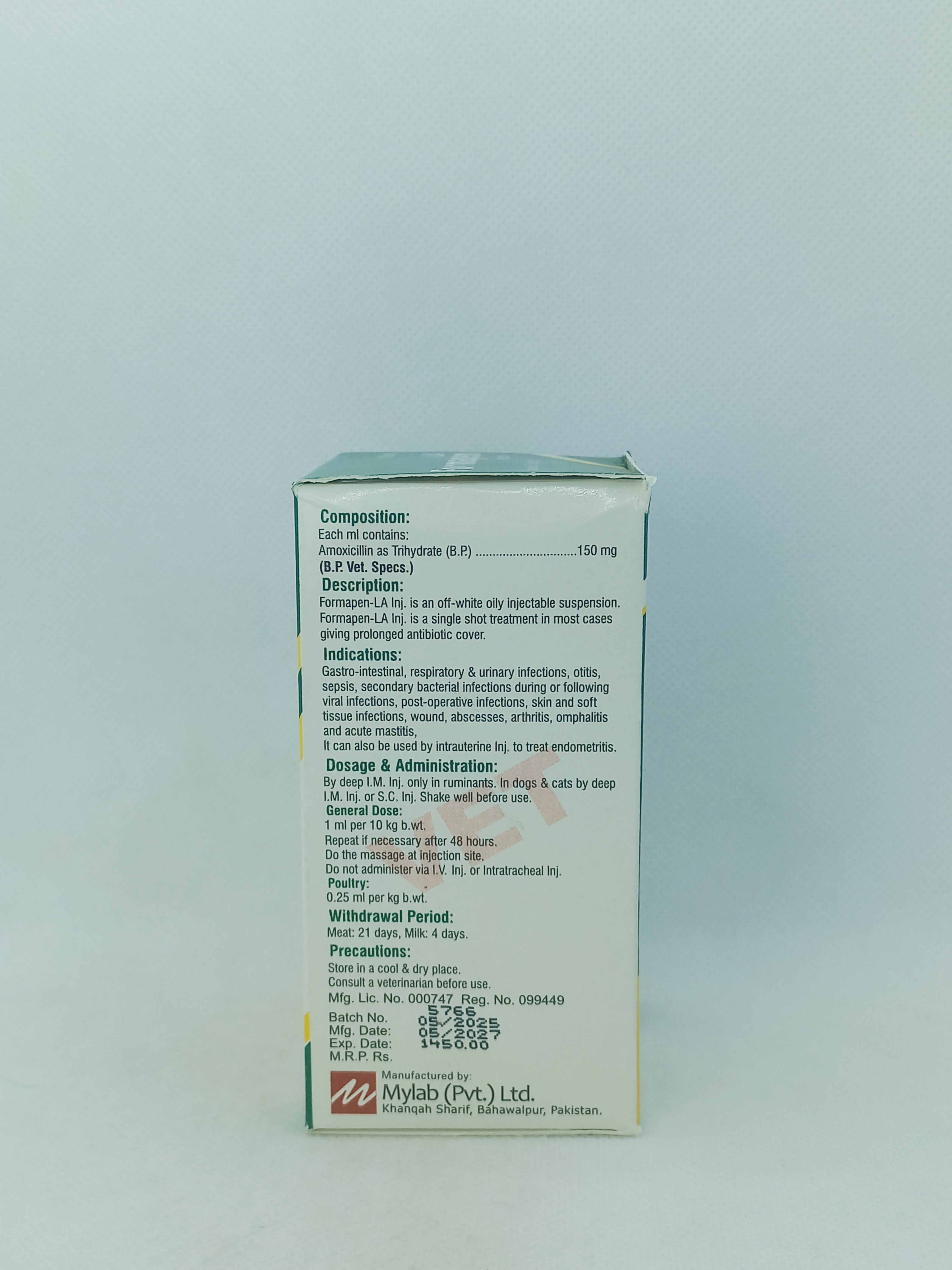 FORMAPEN-LA 100ML INJ