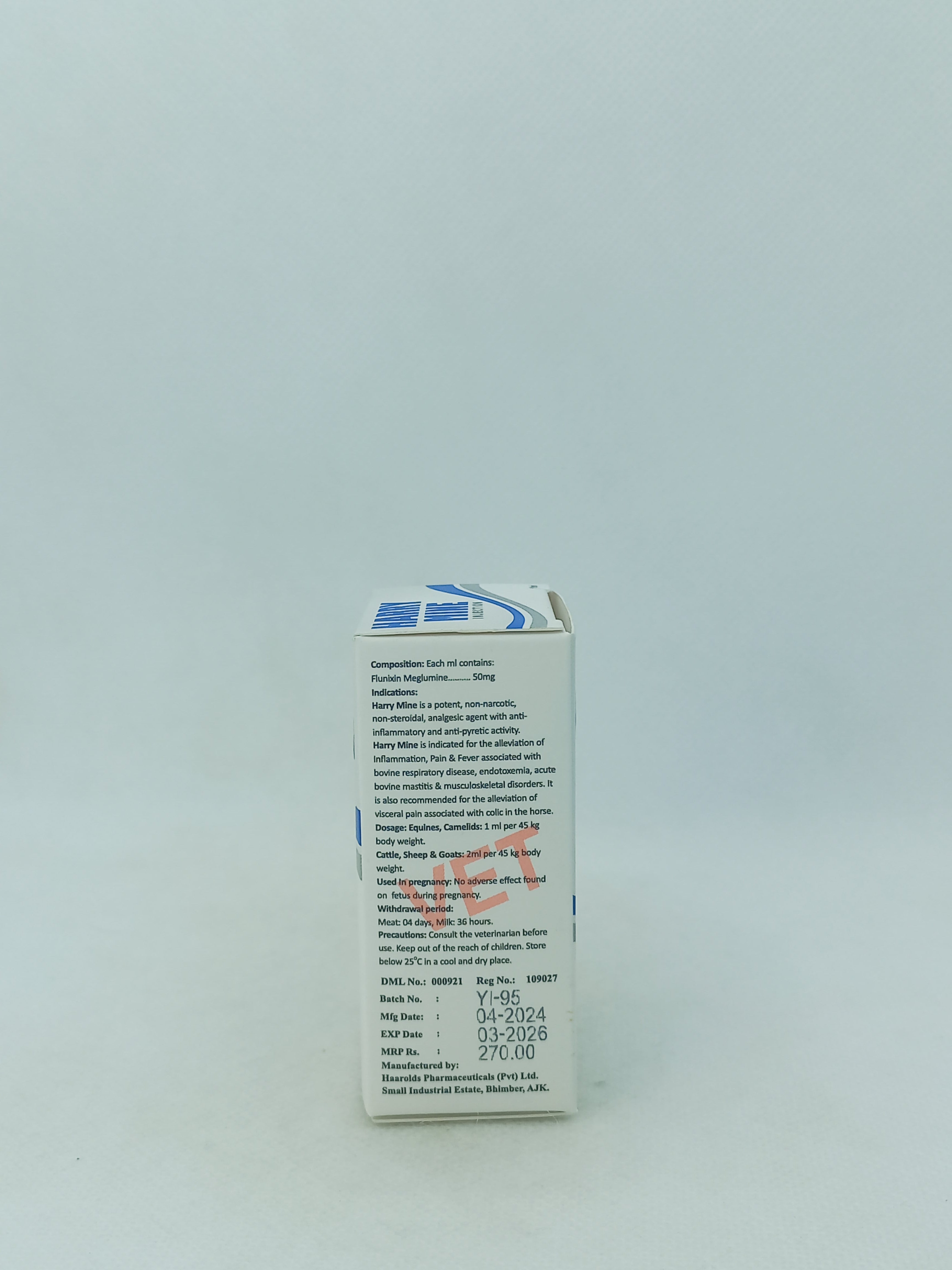 HARRY MINE INJ 10ML
