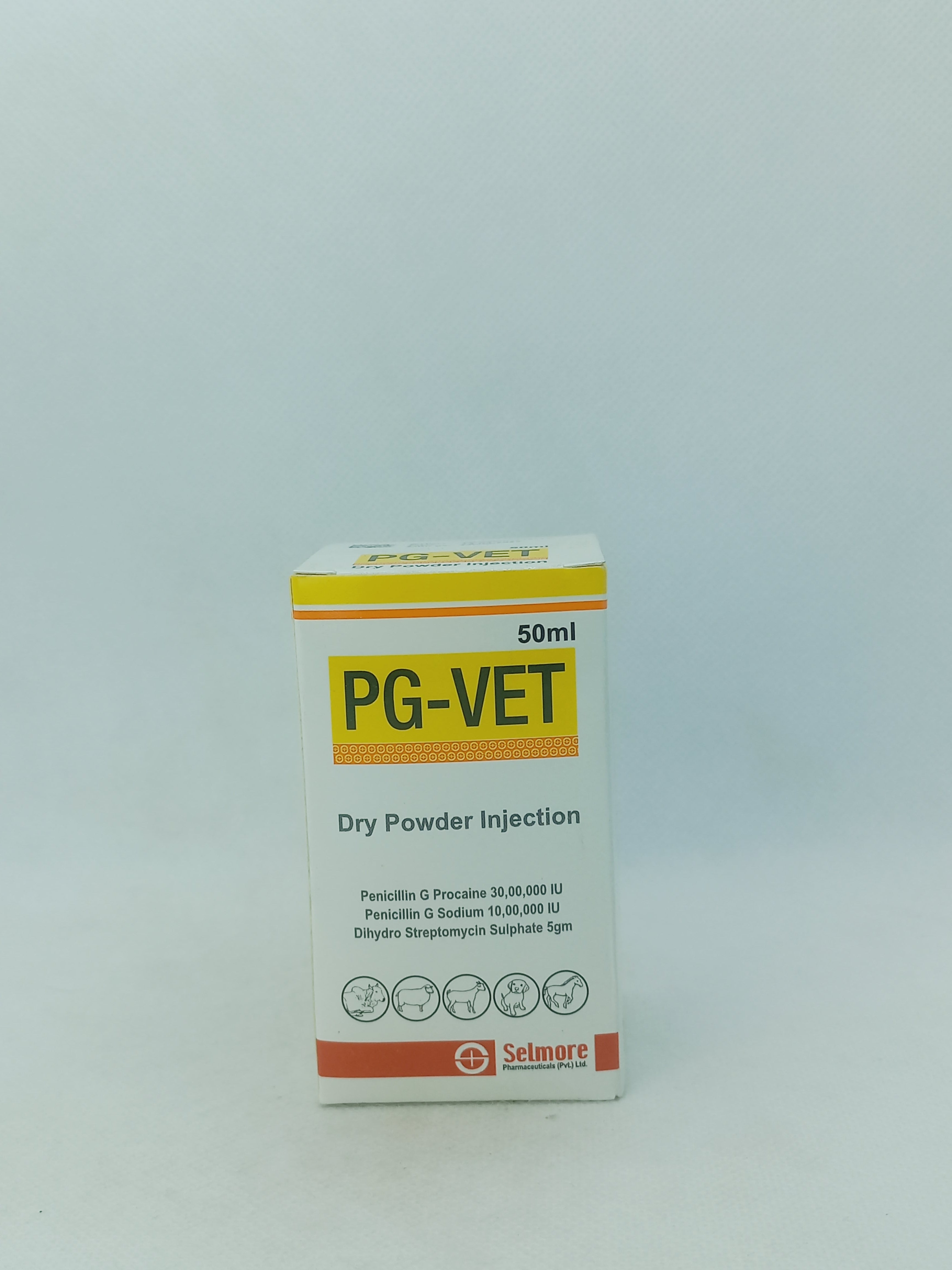 PG-VET DRY POWDER 50ML INJ
