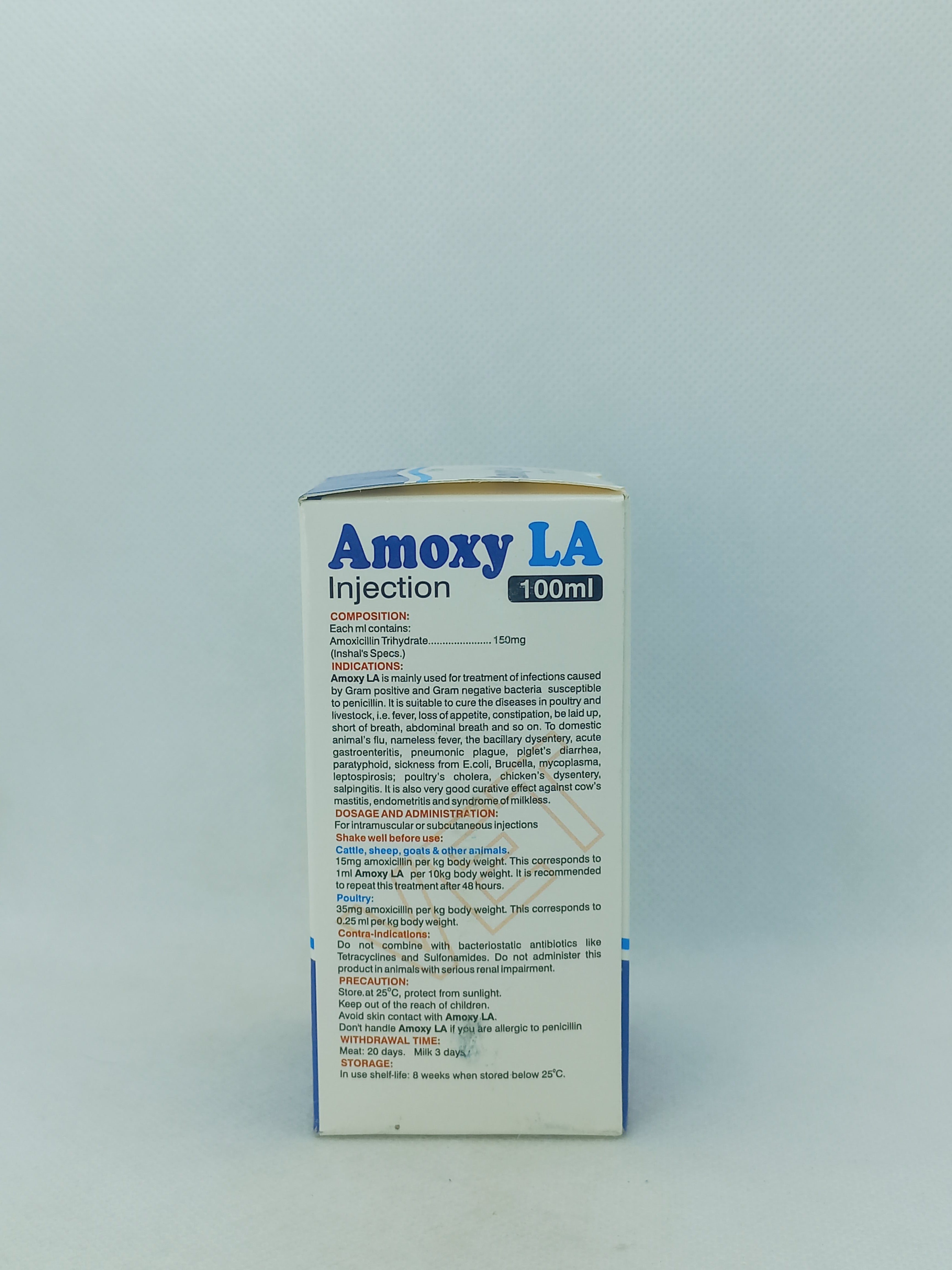 AMNOXY-LA INJ 100ML VIAL