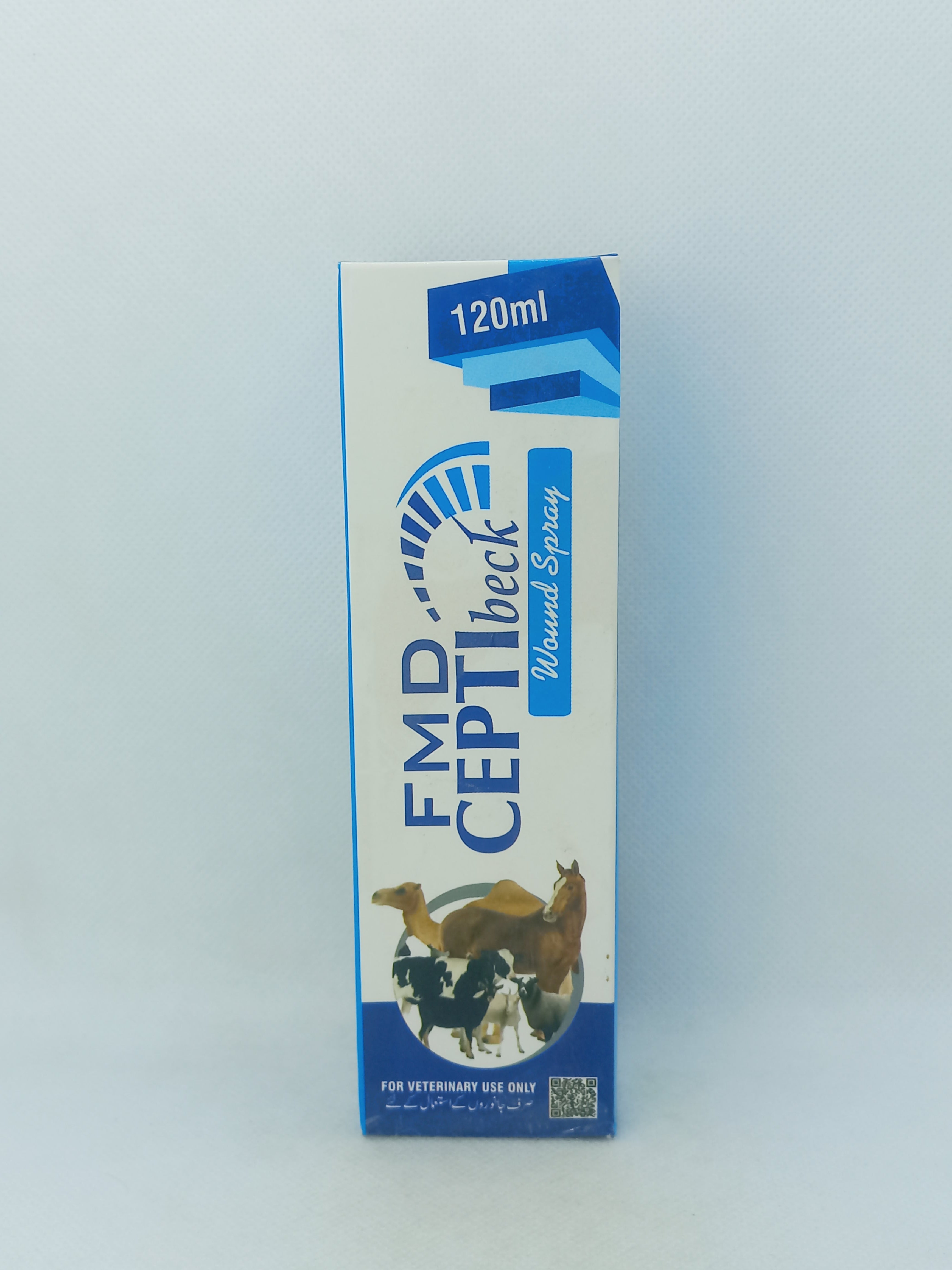 FMD CEPTIBECK WOUND SPRAY 120ML