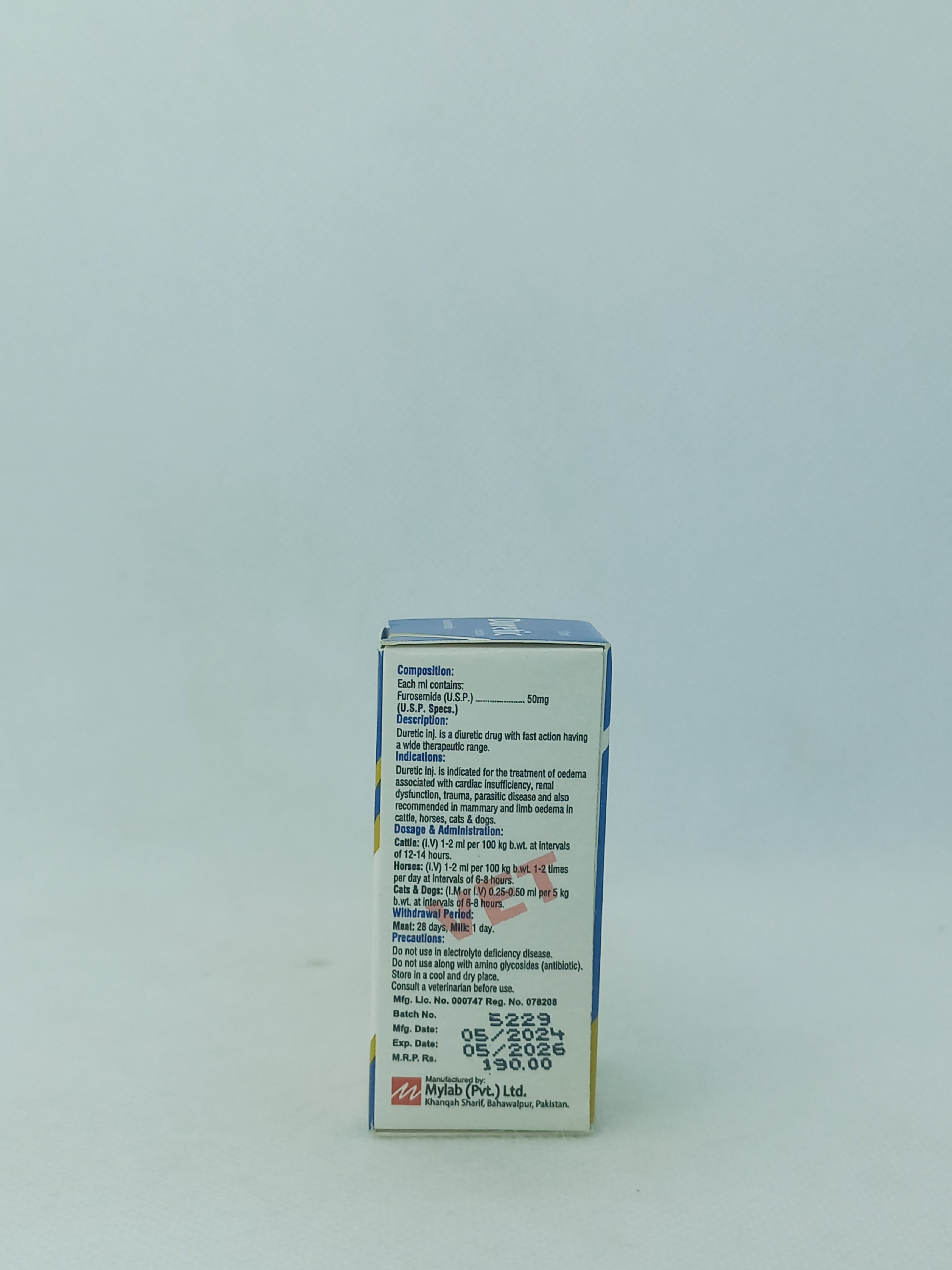 DURETIC INJ 10ML