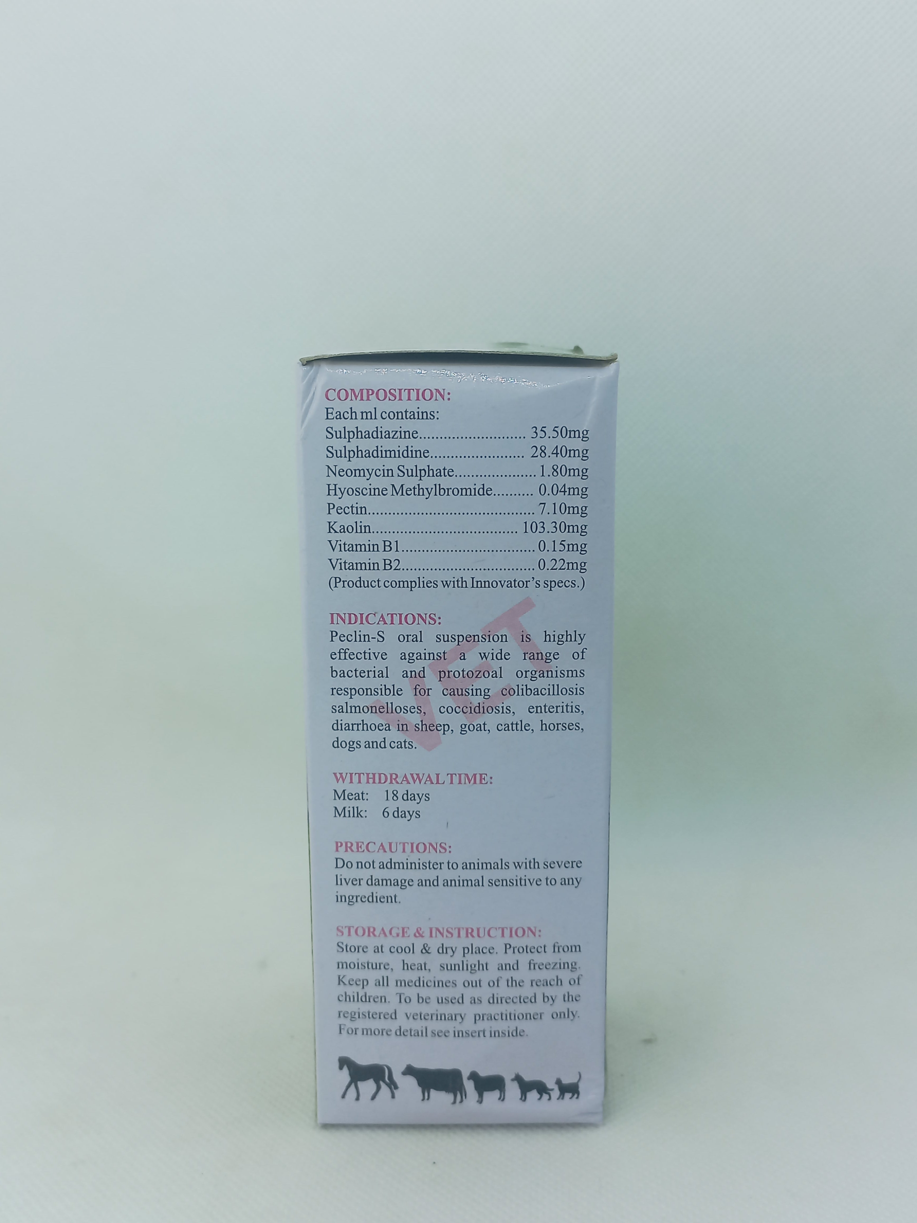 PECLIN-S ORAL SUSPENSION 100ML