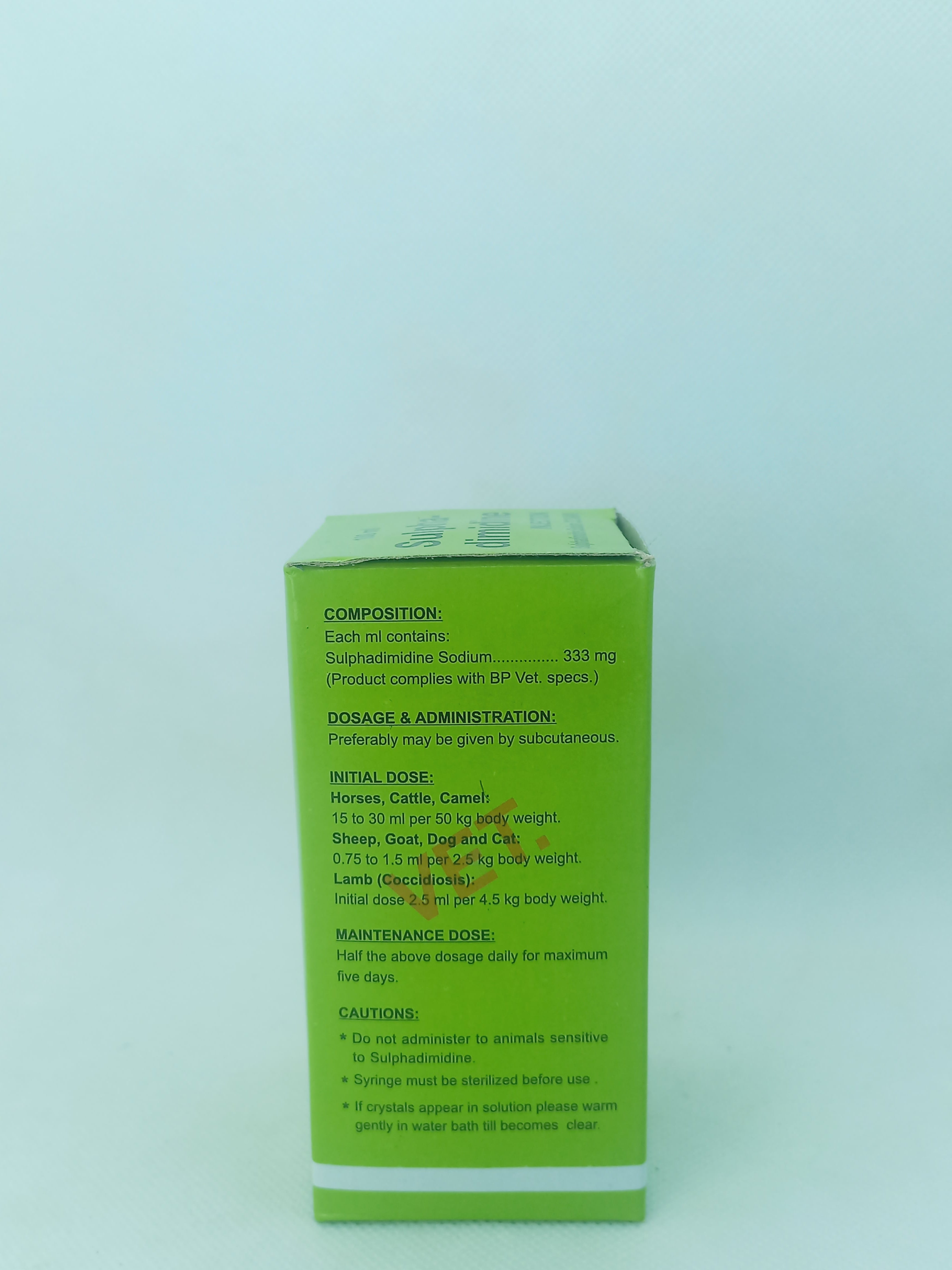 SULPHA- DIMIDIINE INECTION 100ML
