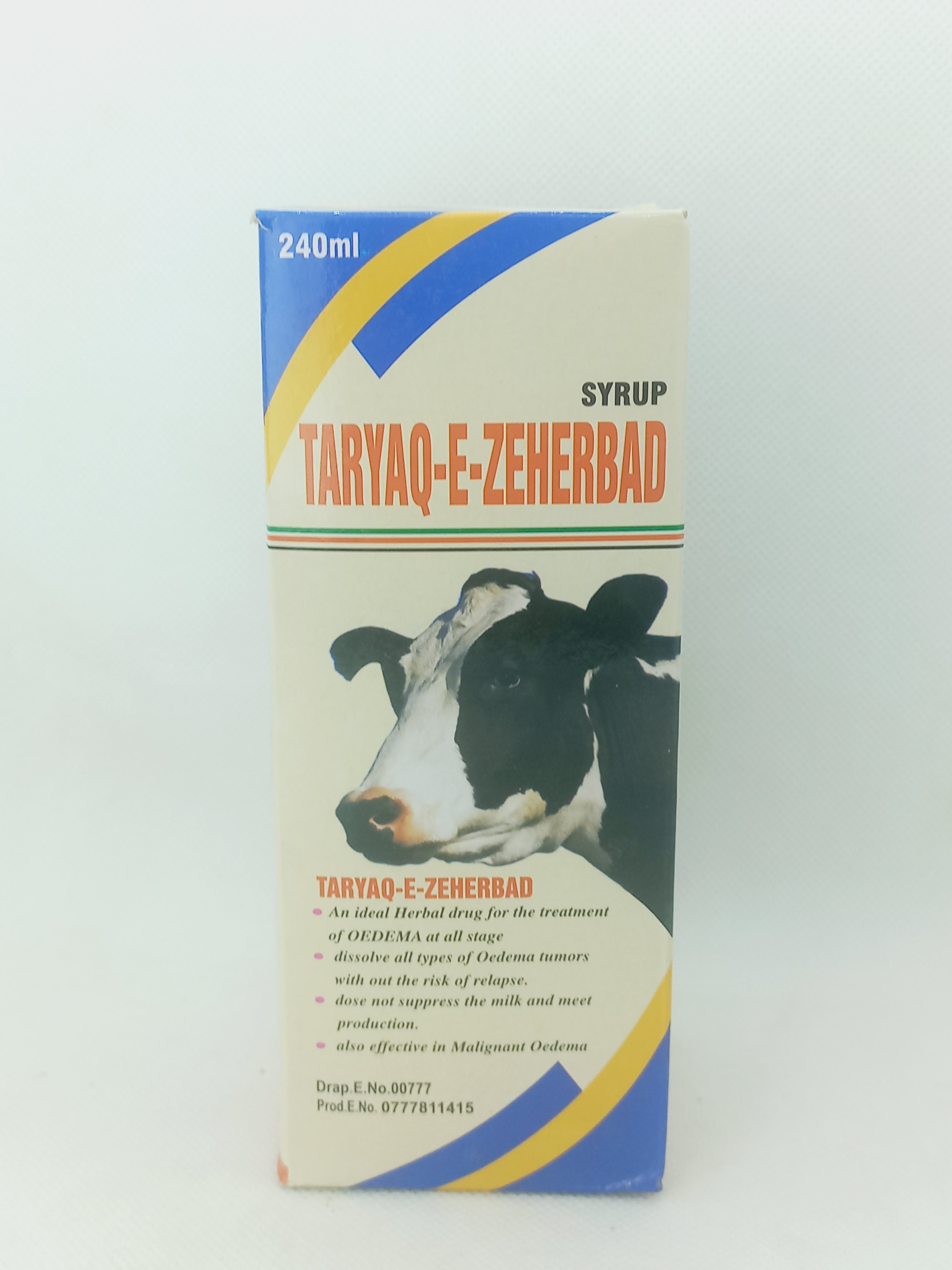 TARYAQ-E-ZEHERBAD SYRUP 240ML