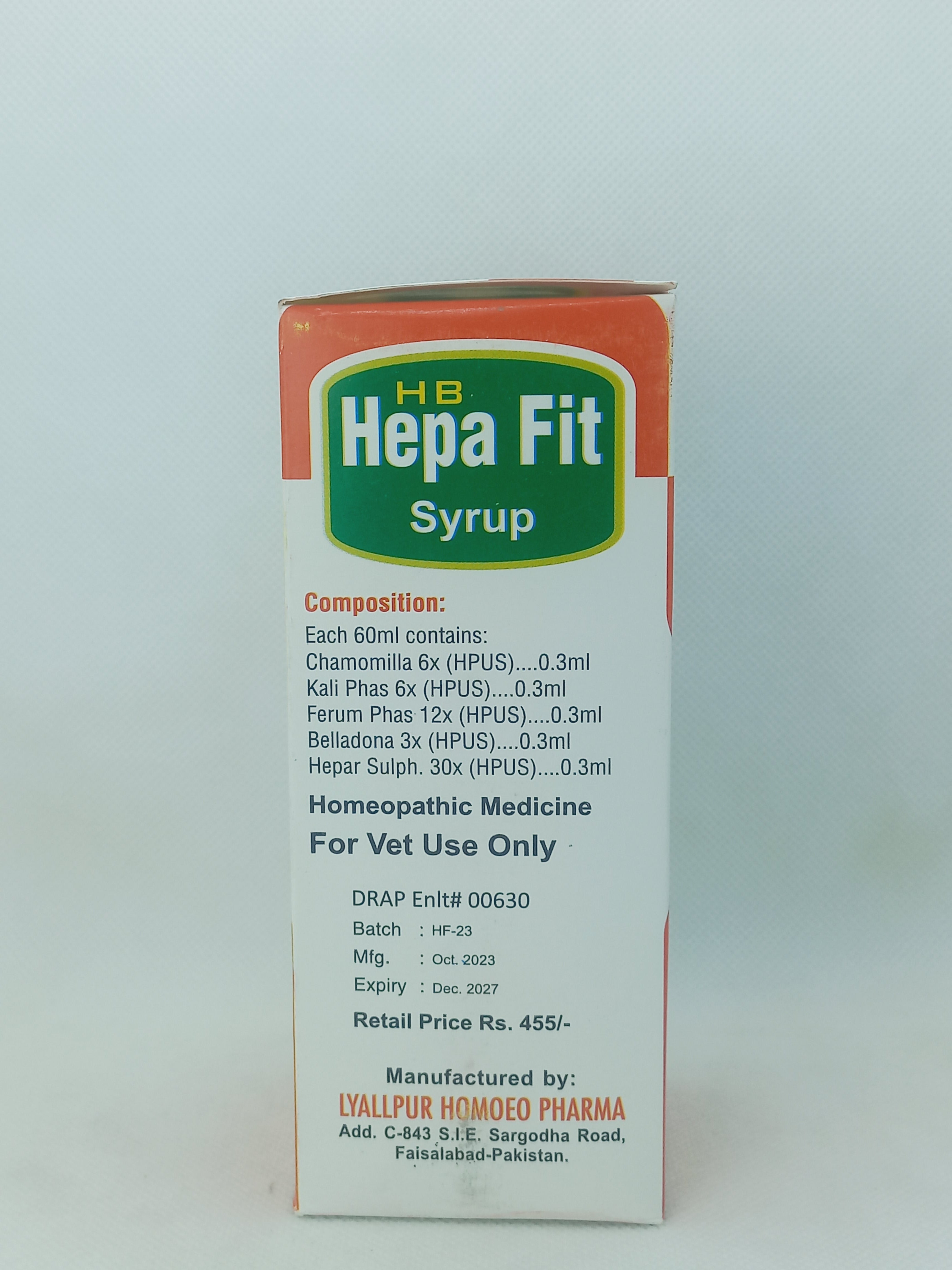 HEPA FIT SYRUP 240ML